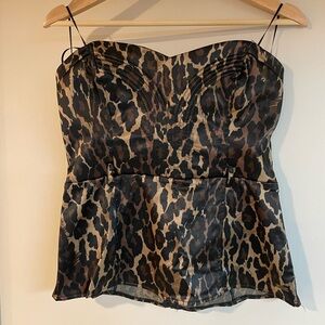 Guess Leopard Print Women's Top L